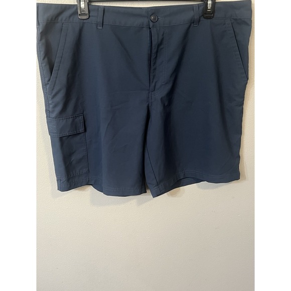 Columbia‎ Omni Shade Shorts Men's Size 45 Sun Protection Fishing Hiking Navy - Picture 3 of 7